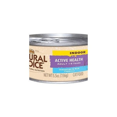 Natural Choice Cat Indoor Active Health Adult Oceanfish and Rice Formula Cat Food Cans, 5-1/2-Ounce, 24 pack cans