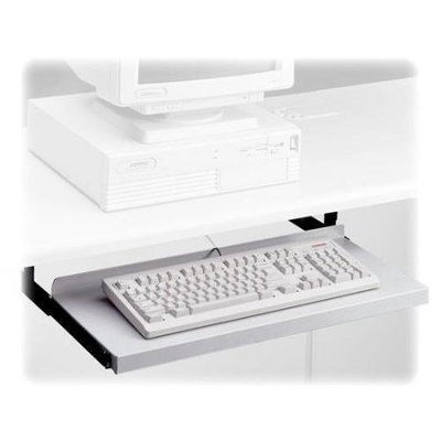 The HON COMPANY 4029P Metal Keyboard Platform Nonarticulating 24inWx10inD Black