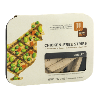 Beyond Meat Chicken-Free Strips Grilled