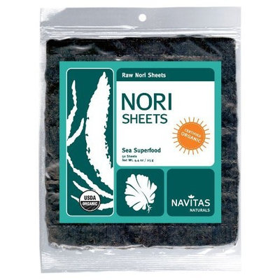 Navitas Naturals Organic Raw Nori Sheets, 50-count