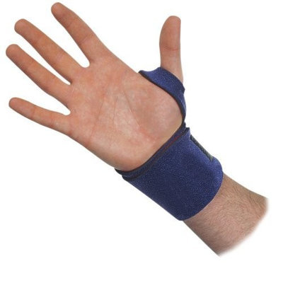 Trainers Choice Trainer's Choice Compression Wrist Wrap, Blue, One Size