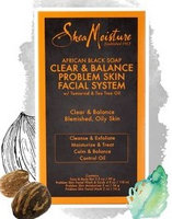 SheaMoisture African Black Soap Clear & Balance Problem Skin Facial System