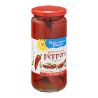 Mediterranean Organic Gourmet Red Peppers Fire Roasted