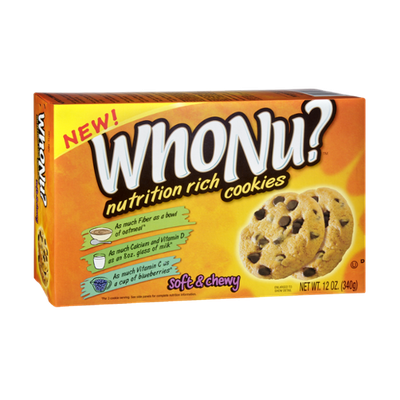 WhoNu? Nutrition Rich Soft & Chewy Chocolate Chip Cookies