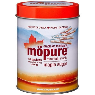 Mopure Mountain Maple Sugar - 40 Packets (Total weight of 4.9 oz.)