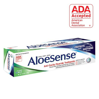 AloeSense Naturally Soothing Fluoride Toothpaste