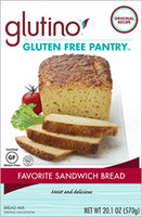 Glutino Gluten Free Pantry Favorite Sandwich Bread
