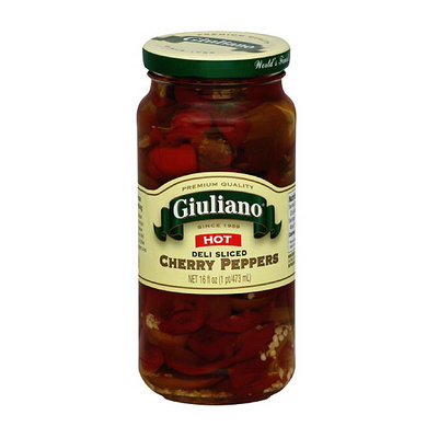 Giuliano Deli Sliced Hot Cherry Peppers