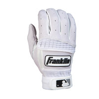 Franklin Sports Neo Classic II Adult Series Batting Glove, Whtie - Small