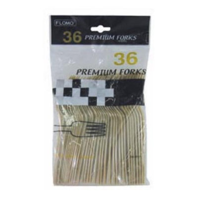 Flomo PF616 Gold Premium Forks Case of 36
