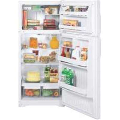 GE 15.5 cu. ft. Top Freezer Refrigerator White
