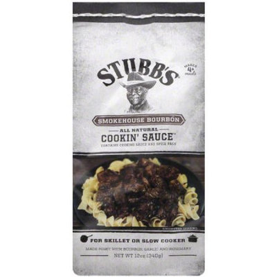 Stubb's Smokehouse Bourbon Cookin' Sauce, 12 oz, (Pack of 12)