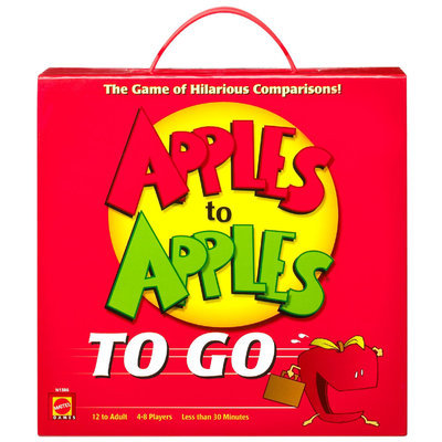 Mattel, Inc. Apples to Apples To Go The Game of Hilarious Comparisons!