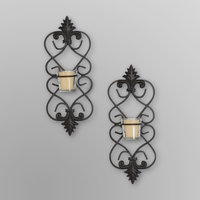 Three Hands Corp. Three Hands Metal Wall Sconces & Votives - Filigree