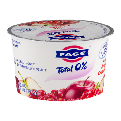 Fage Total 0% Nonfat Greek Strained Yogurt With Apple Cranberry