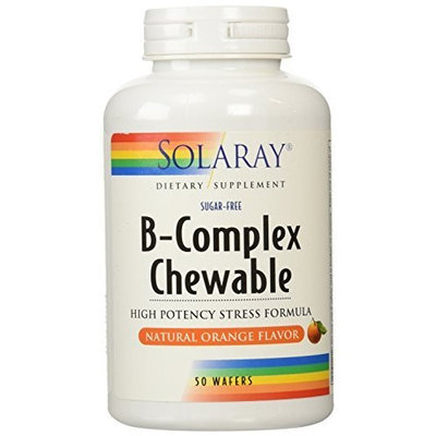 Solaray B-complex Chewable, 250 mg, 50 Count