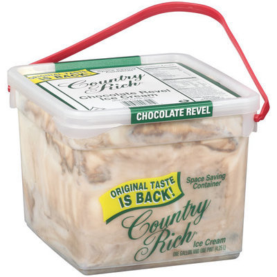 Country Rich Chocolate Revel Ice Cream, 4.5 qt