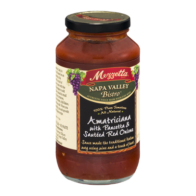 Mezzetta Napa Valley Bistro Amatriciana with Pancetta & Sauteed Red Onions Sauce