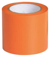 BRADY 102835 Marking Tape, Cont Roll, Orange, Vinyl,4inW