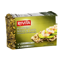 Ryvita Wholegrain Rye Crispbread Pumpkin Seeds & Oats