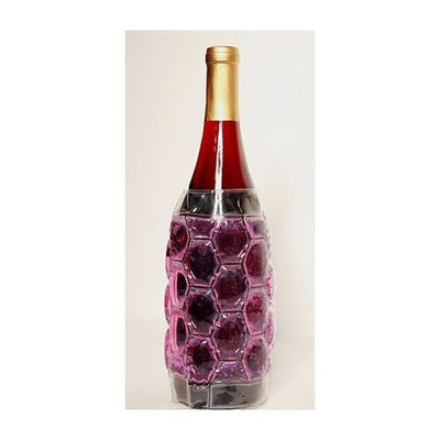 Zee's Creations ZEECS4003 Cool Sack Wine Bottle Wrap Burgandy