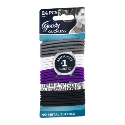Goody Ouchless No Metal Elastics - 24 CT