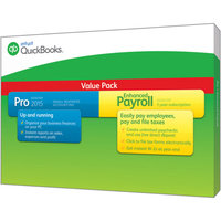Quickbooks Intuit QuickBooks Pro 2015 with QuickBooks Enhanced Payroll (PC)