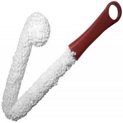 Epicureanist Wine Decanter Cleaning Brush in White and Red