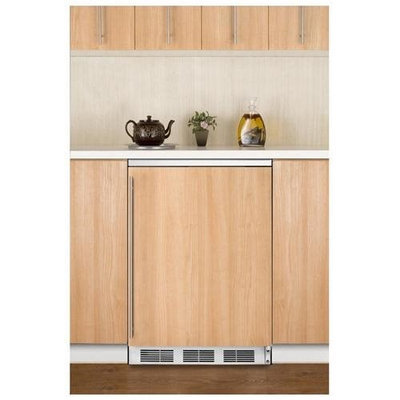 Summit FF6BIIF 24 Built-in Compact Refrigerator with Adjustable Wire Shelves