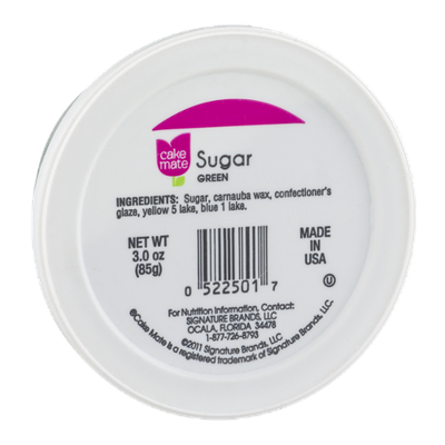Cake Mate Sugar Green