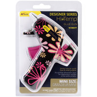 Ad-tech Designer Mini Glue Gun-High Temp Daisy Print