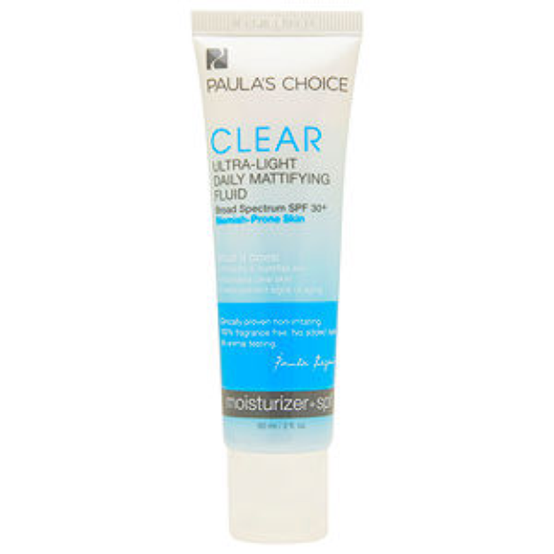 Paula's Choice CLEAR Ultra-Light Daily Mattifying Fluid SPF 30+, 2 fl oz