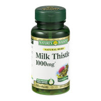 Nature's Bounty Milk Thistle 1000mg Herbal Supplement Softgels - 50 CT
