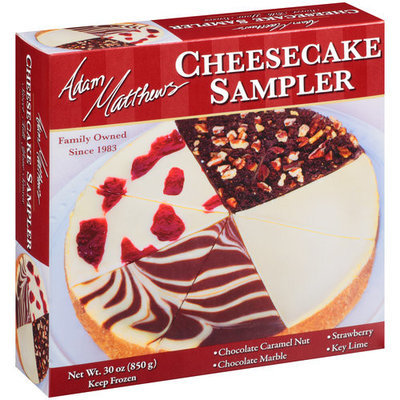 Adam Matthews Cheesecake Sampler, 30 oz