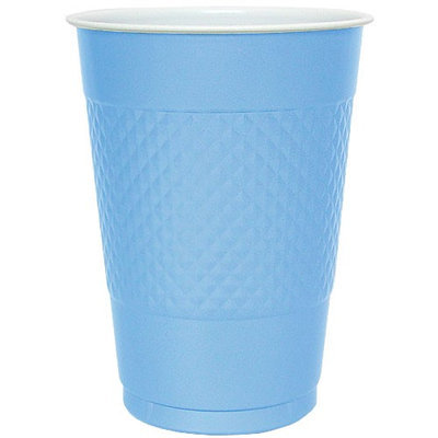Hanna K Signature Hanna K. Signature 81160 18 Oz Light Blue Plastic Cup - 600 Per Case