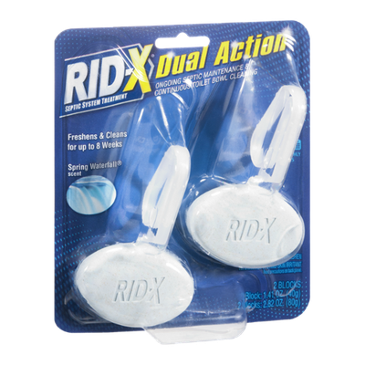 Rid-X Dual Action Septic System Treatment - 2 CT