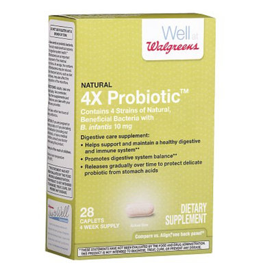 Walgreens 4x Probiotic Digestive Care Supplement