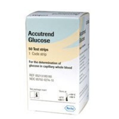 Accutrend Plus Glucose Strips 50 ea