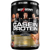 Six Star Pro Nutrition Elite Series Casein Protein Triple Chocolate Dietary Supplement, 2 lbs