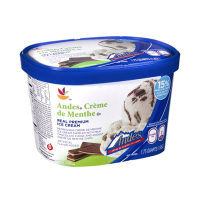 Ahold Andes Creme de Menthe Real Premium Ice Cream