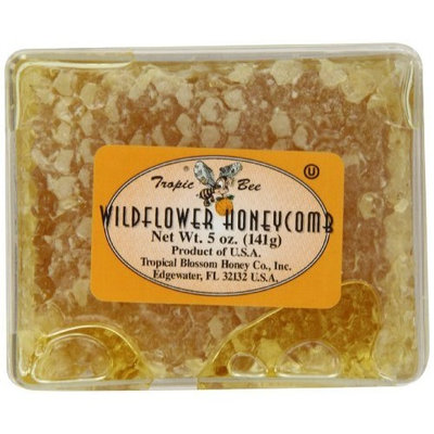 Tropic Bee Wildflower Honeycomb, 5-Ounce Boxes (Pack of 4)