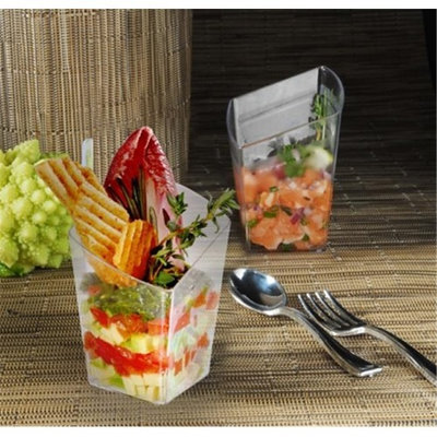 Fineline Settings 6407-CL Clear Tiny Trifles Appetizer Dish