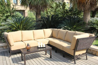 Bellini Monterey 8 Piece Sectional Deep Seating Group with Cushion