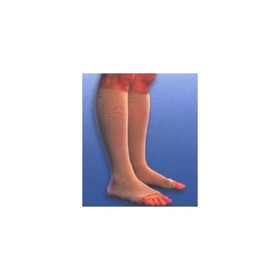Sigvaris 230 Cotton Series 30-40 mmHg Unisex Open Toe Knee High Sock Size: Medium Long