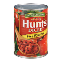Hunt's 100% Natural Fire Roasted Diced Tomatoes