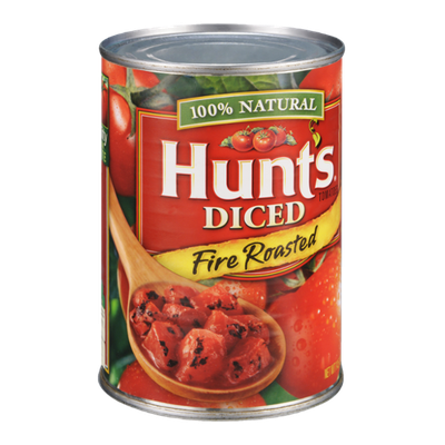 Hunt's 100% Natural Fire Roasted Diced Tomatoes