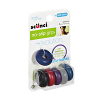 Scunci The Evolution No Slip Grip Super Bandz Hair Ties- 6 CT
