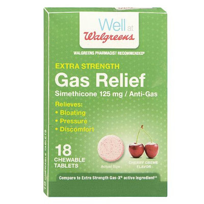 Walgreens Extra Strength Gas Relief Chewable Tablets