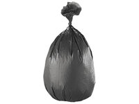 Inteplast Group IBS S386017K High Density Commercial Can Liners 38x60 17 Mic Black