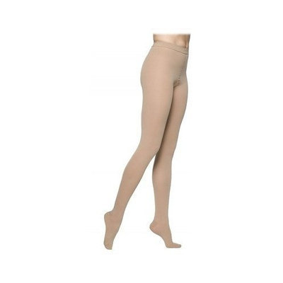 Sigvaris 860 Select Comfort Series 20-30mmHg Women's Closed Toe Pantyhose Size: L4, Color: Black Mist 14
